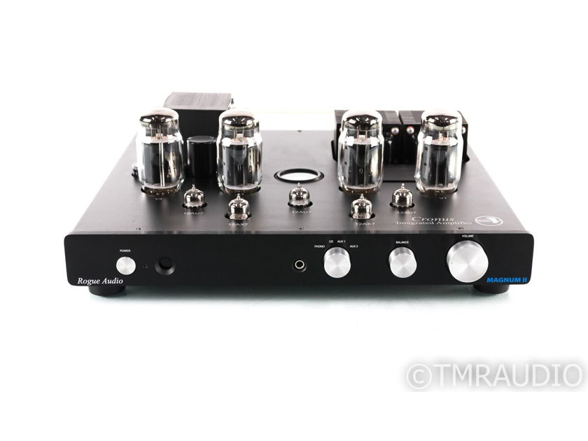 Rogue Audio Cronus Magnum 2 Stereo Integrated Tube Amplifier; Remote; Tube Cover (24538)