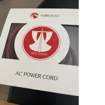 Nordost red dawn ac power cord 20 m, 15amp used