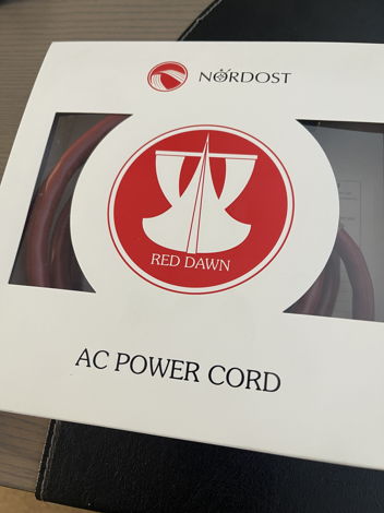 Nordost red dawn ac power cord 20 m, 15amp used