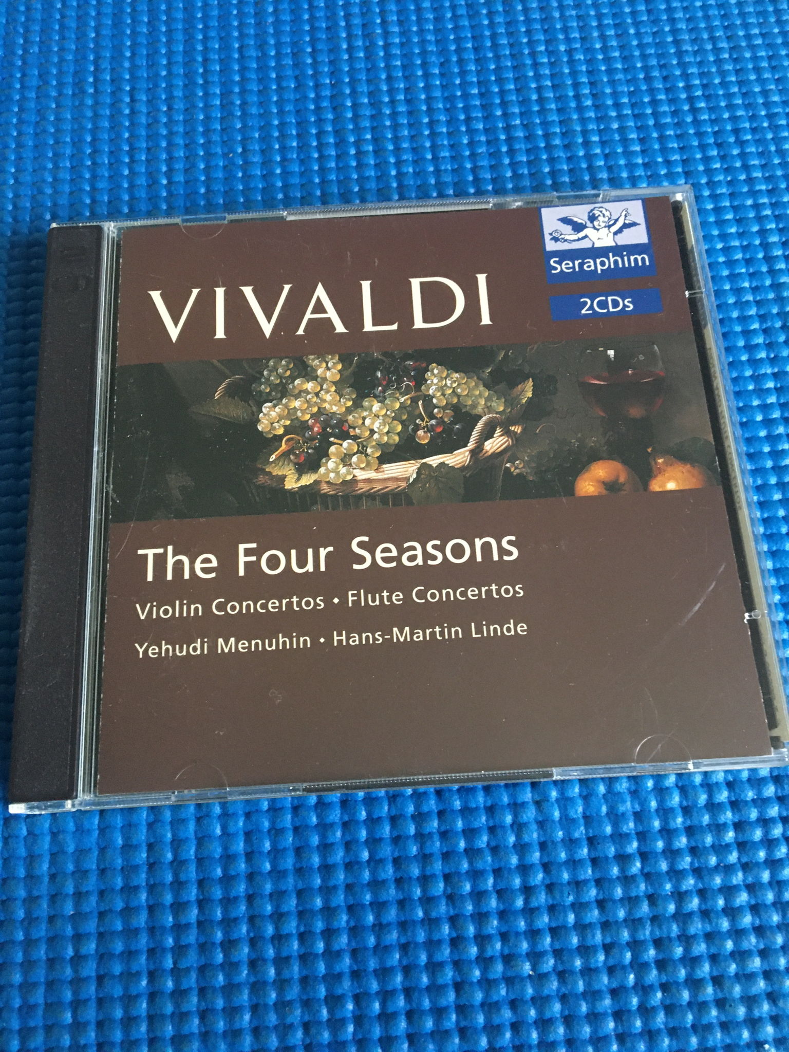 Seraphim Vivaldi double cd The four seasons violin flut...