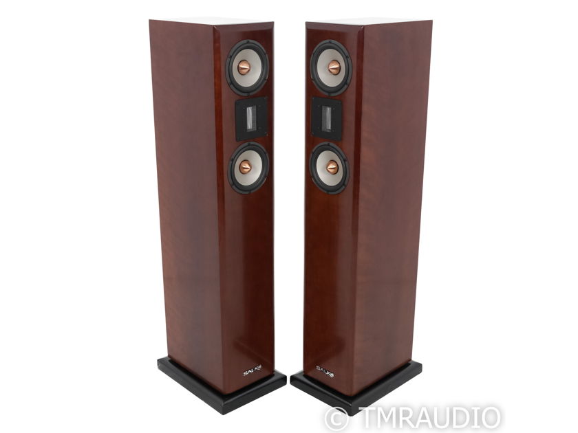 Salk Veracity ST Floorstanding Speakers; Curly Walnu (57434)