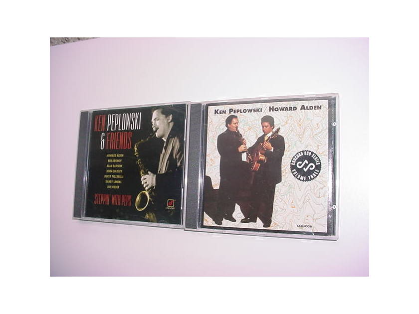 2 CD'S CD Ken Peplowski & Friends and with Howard Alden concord jazz