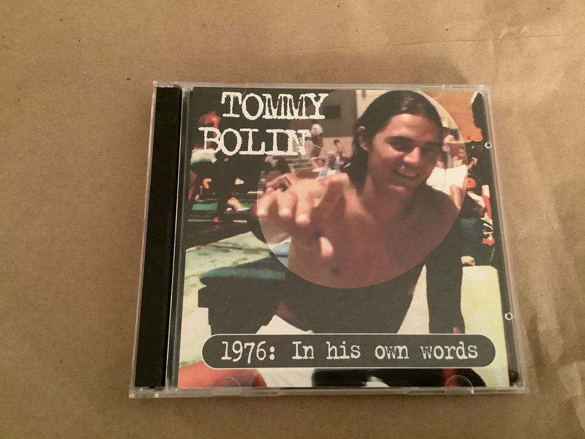 Tommy Bolin 2 CD Set In His Own Words