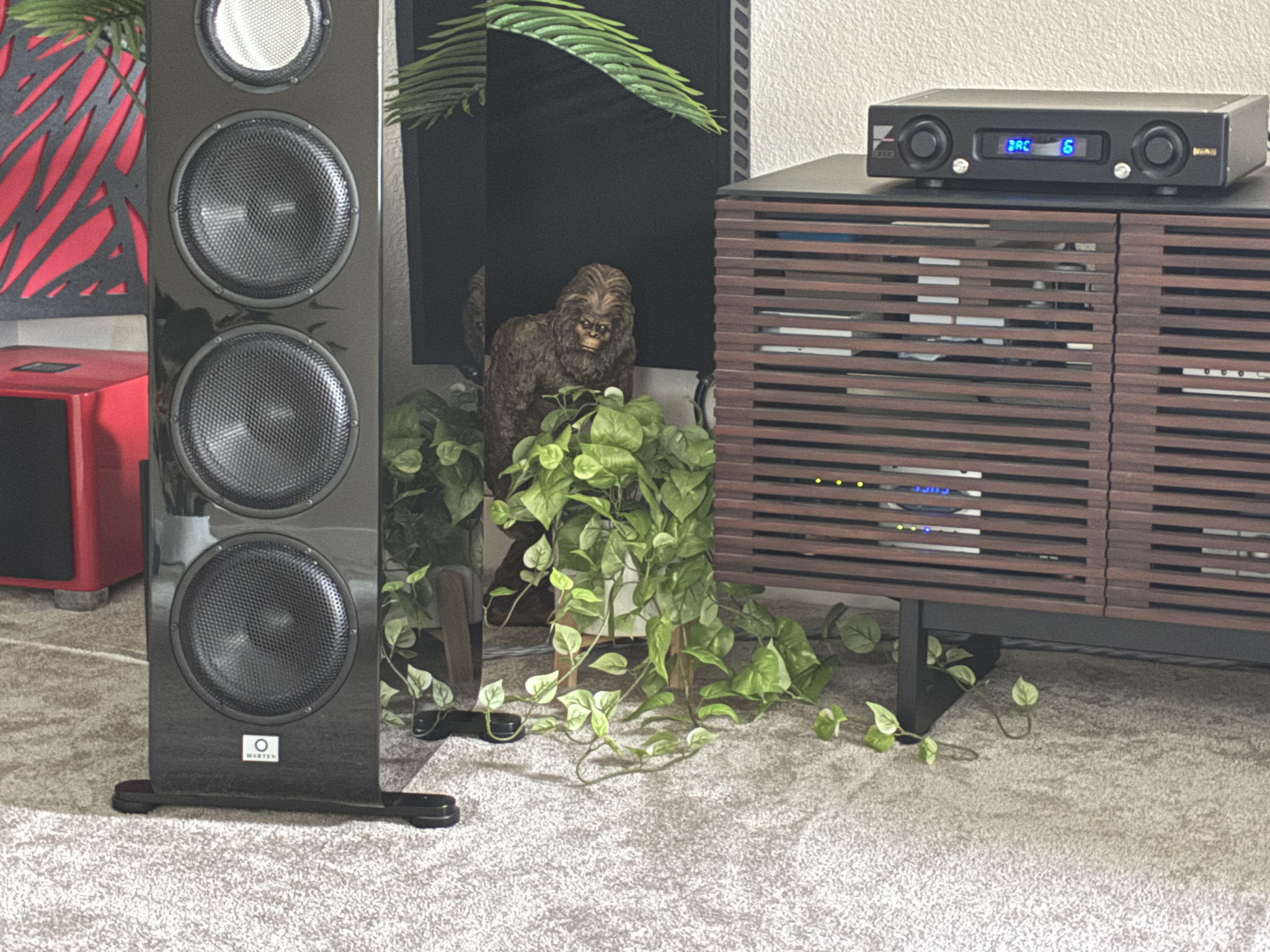 Something hiding in the bushes....