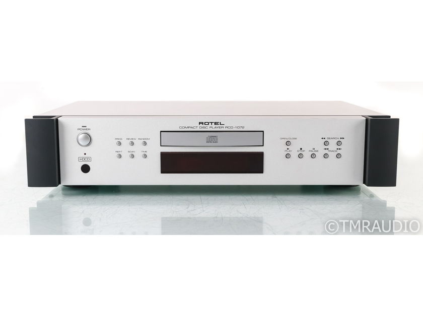 Rotel RCD-1072 CD Player; Silver; HDCD; Remote (36353)