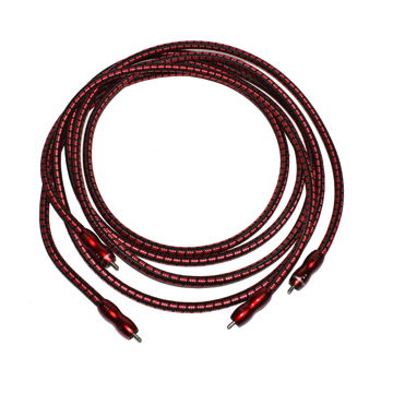 PAIR AudioQuest KING COBRA 2m 6.6ft Interconnect RCA Au...