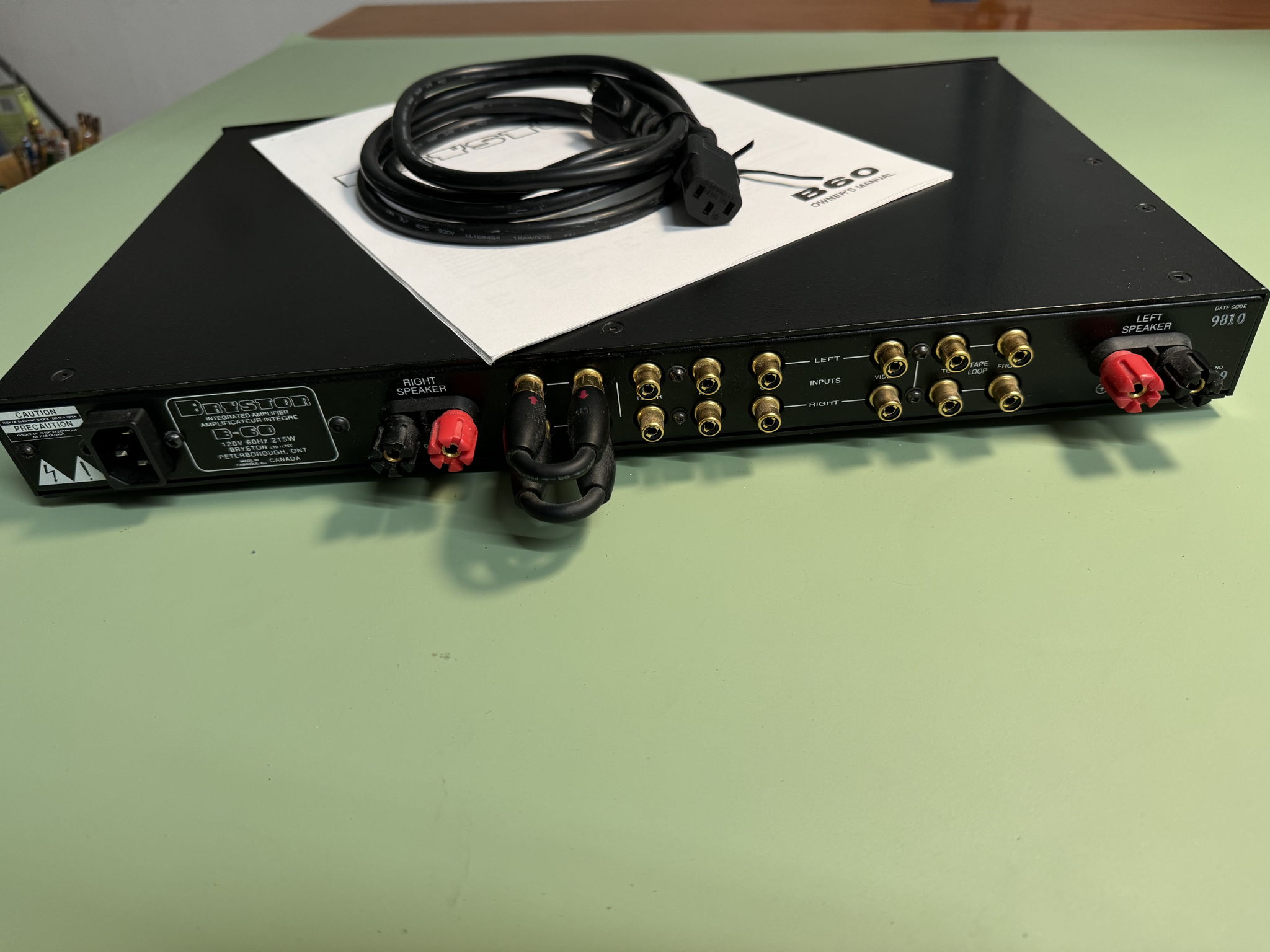 Bryston B-60 Integrated Amplifier 2