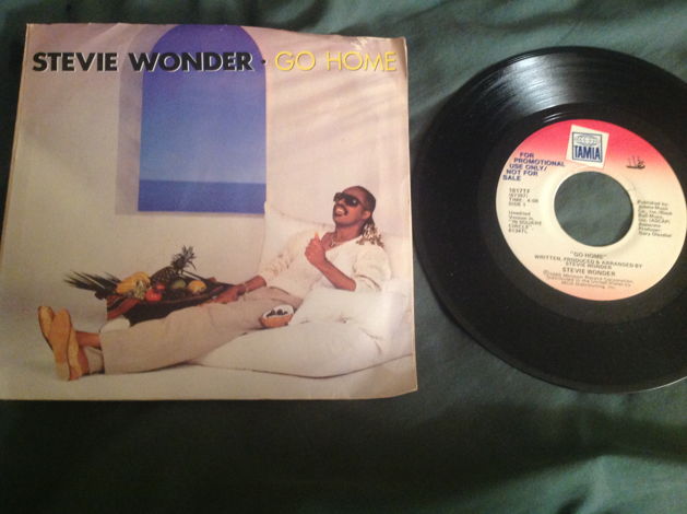 Stevie Wonder Go Home Tamla Records Promo 45 With Pictu...