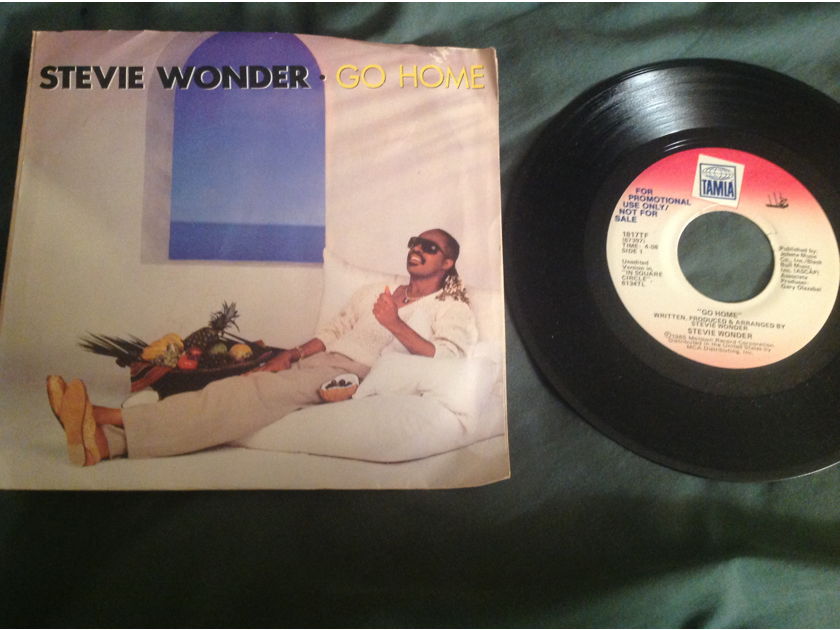 Stevie Wonder Go Home Tamla Records Promo 45 With Picture Sleeve