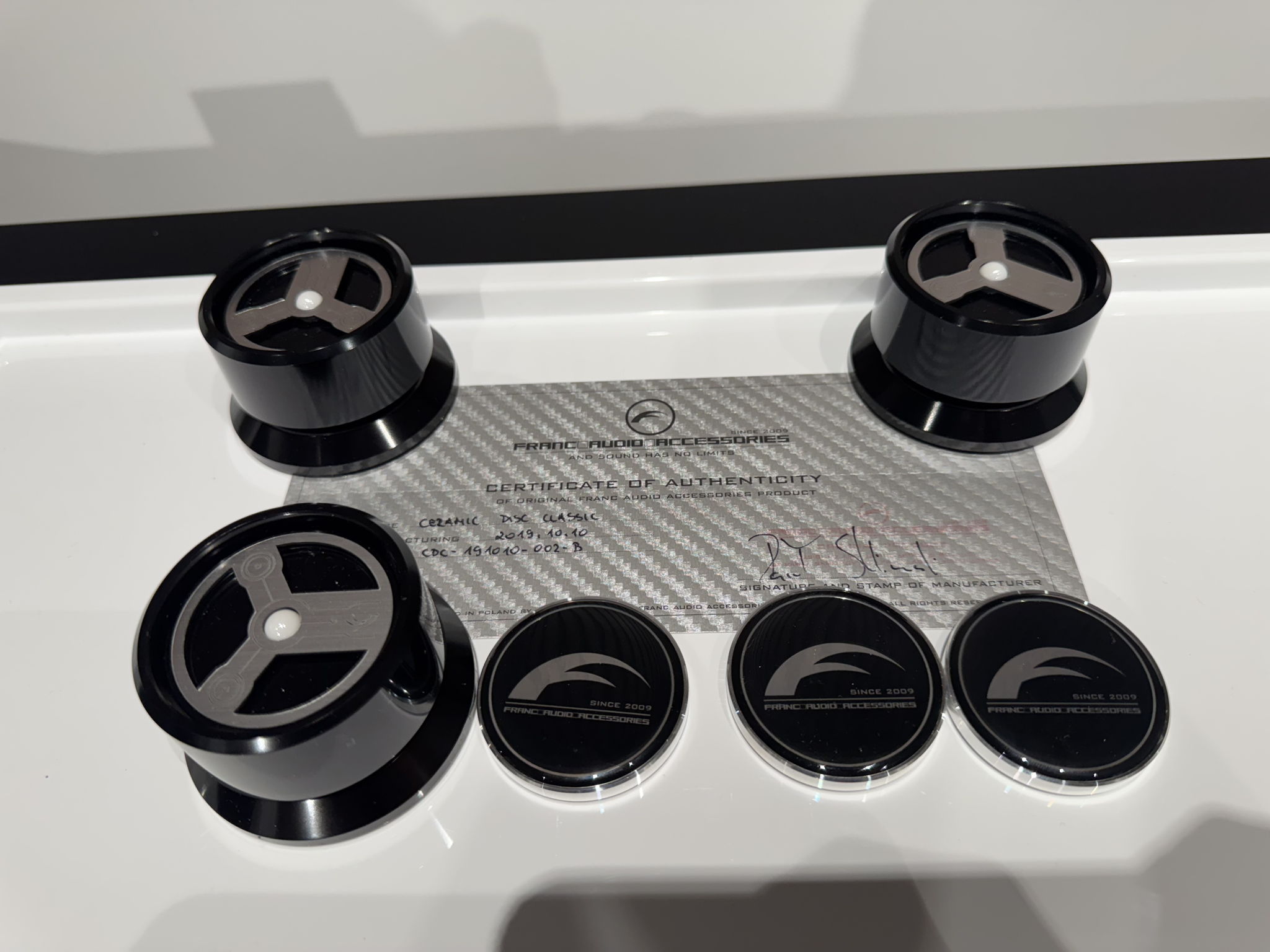 Franc Audio Accessories Ceramic Disc Classic Set of 3 10