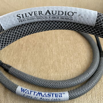 Silver Audio Wattmaster 2 Meter 20 Amp IEC wattgate sil...