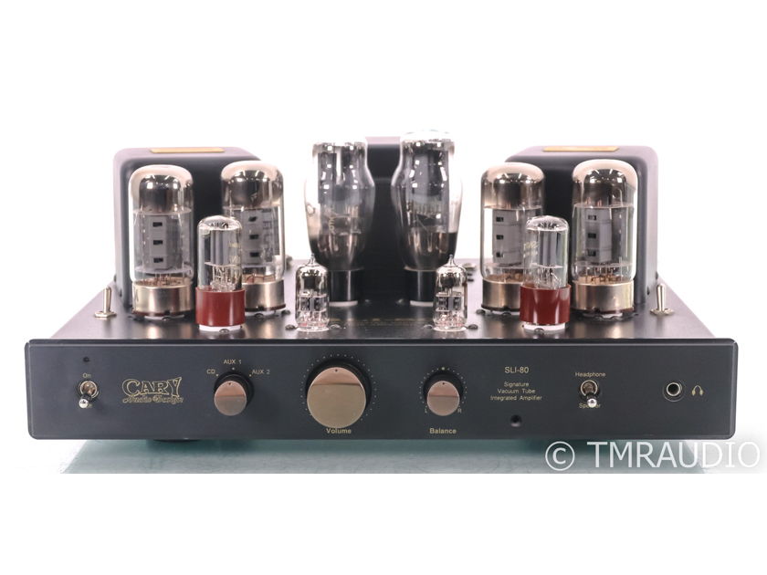 Cary Audio Design SLI-80 Signature Stereo Tube Integrated Amplifier; (Upgraded) (46157)