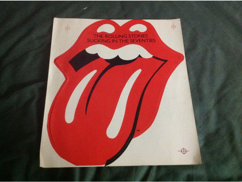 The Rolling Stones  Sucking In The '70's Large Promo Sticker