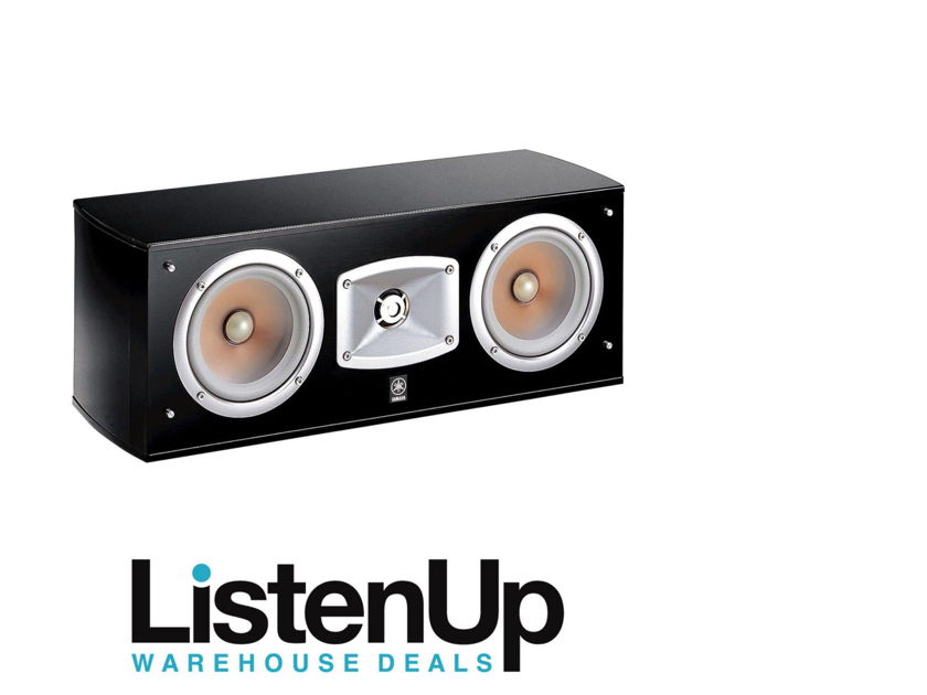 Yamaha NS-C444 2-Way Center Channel Home Theater Speaker (250 Watts) - Black