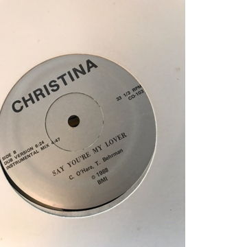 Christina "Say You're My Lover" Rare Christina "Say You...