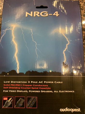 New Audioquest  AC Power Cable NRG-4 1.8m
