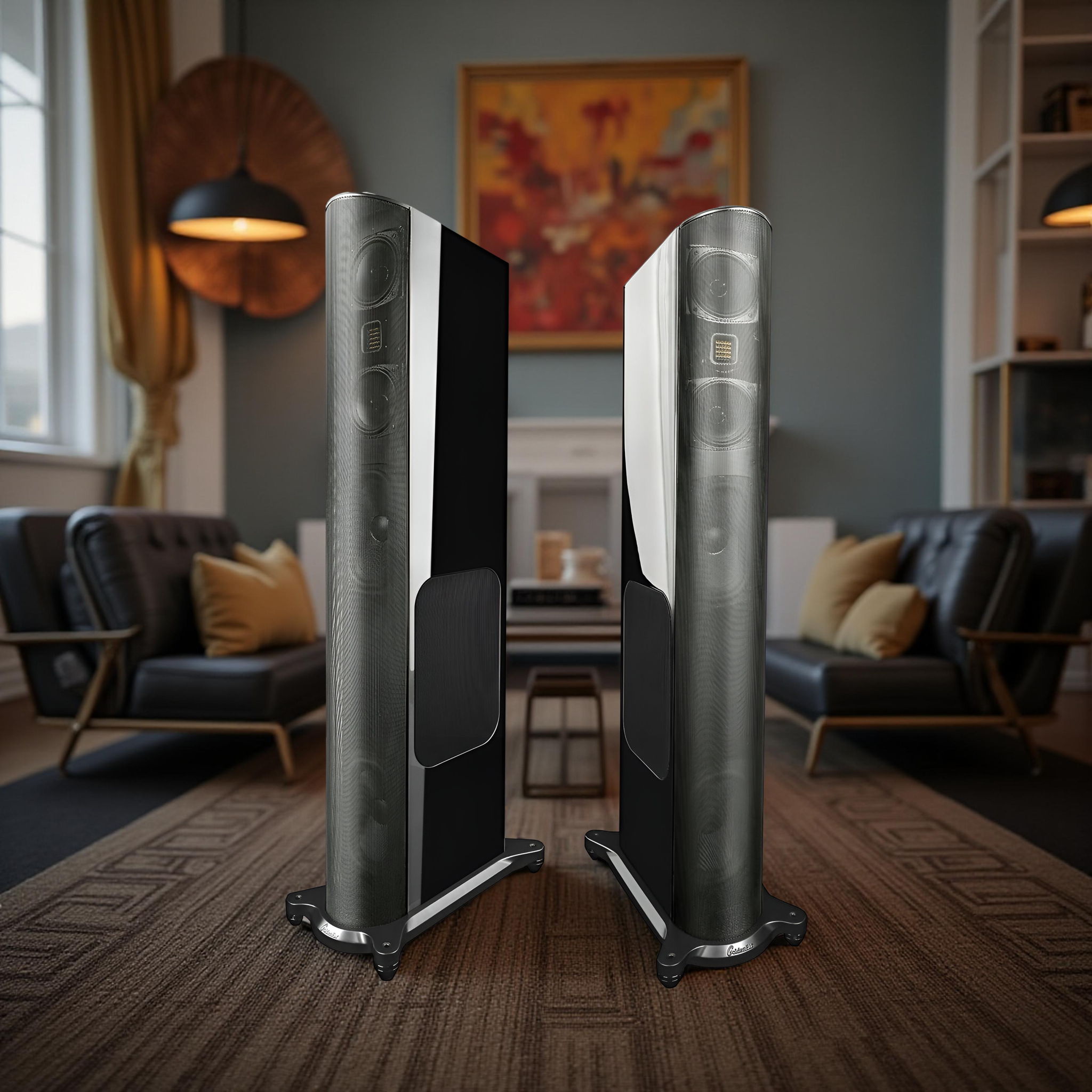 GoldenEar T66 Full-Range Tower Speaker with Built-In Su... 9