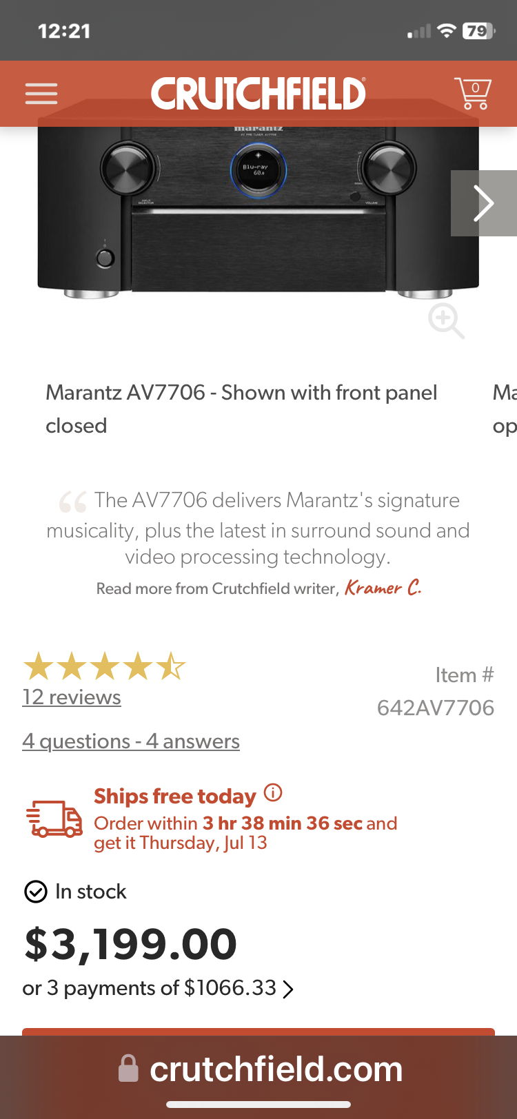 Marantz AV7706 & Marantz MM7025 2