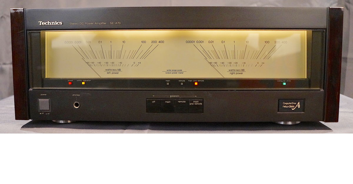 Technics SE-A70 - 160wpc Stereo DC Solid S For Sale | Audiogon