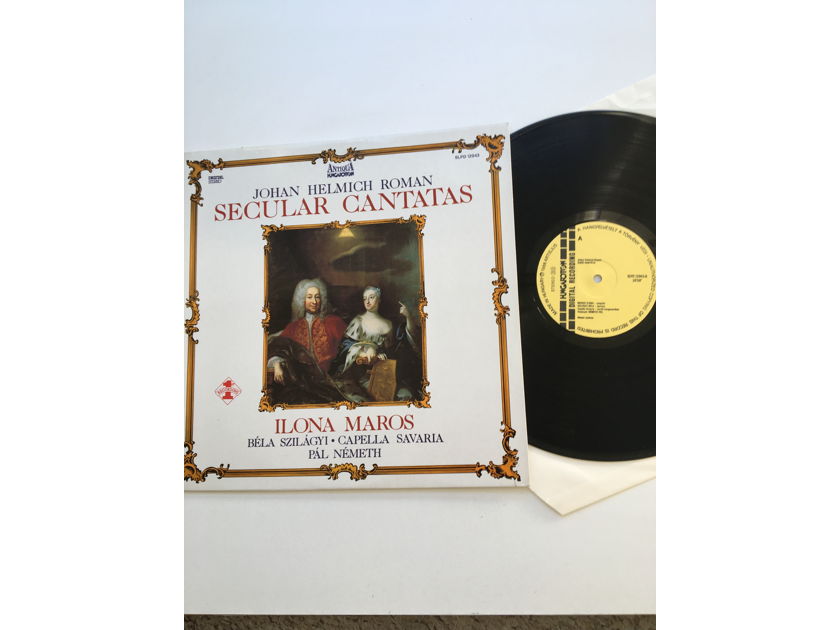 Johan Helmich Roman Ilona Maros  Secular Cantatas digital Lp record 1988 Hungary
