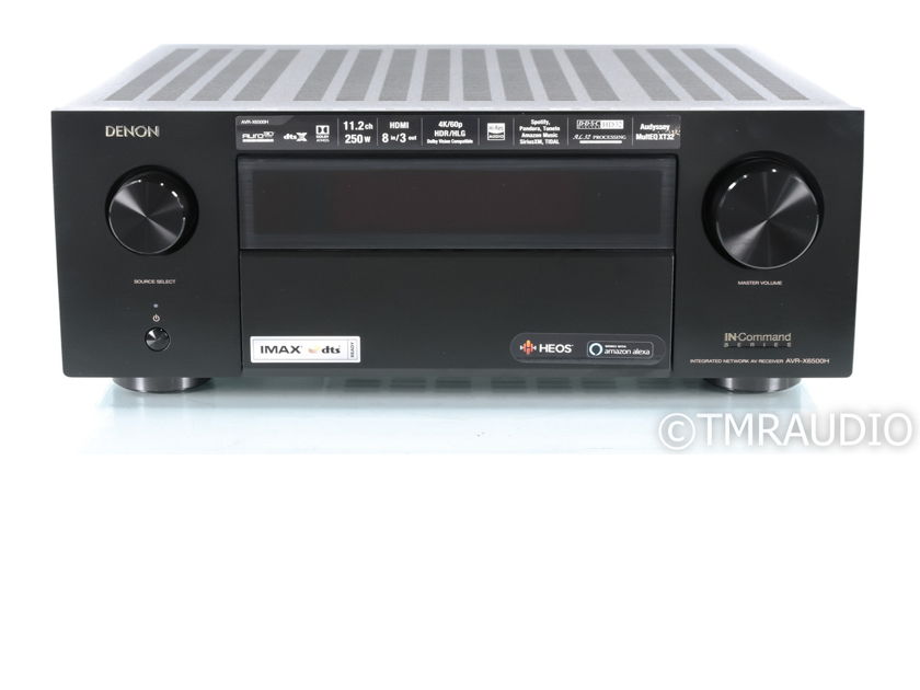 Denon AVRX6500H 11.2 Channel Home Theater Receiver; Remote; IMAX dts