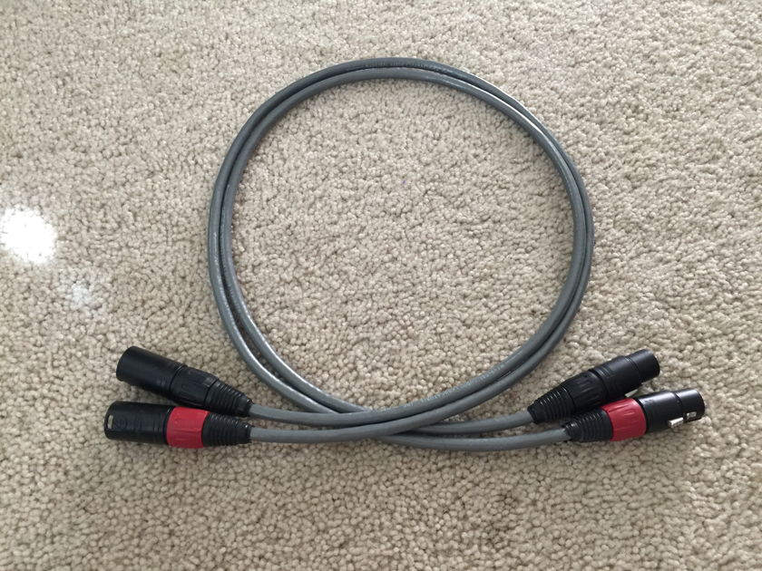MADRIGAL AUDIO LABORATORIES INC. HPC 1 METER PAIR XLR ( free shipping and paypal )