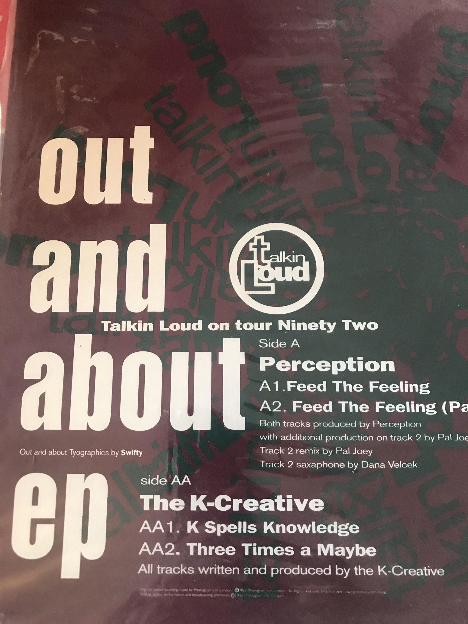 PERCEPTION/The - Out And About EP - Talkin Loud PERCEPT... 2