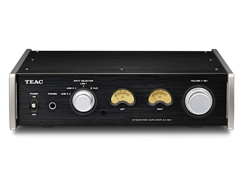 TEAC AX-501 Stereo Integrated Amplifier; Black (Show Sample Stock) (30366)
