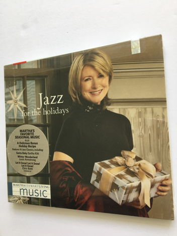 Martha Stewart Jazz for the holidays new sealed Cd prom...