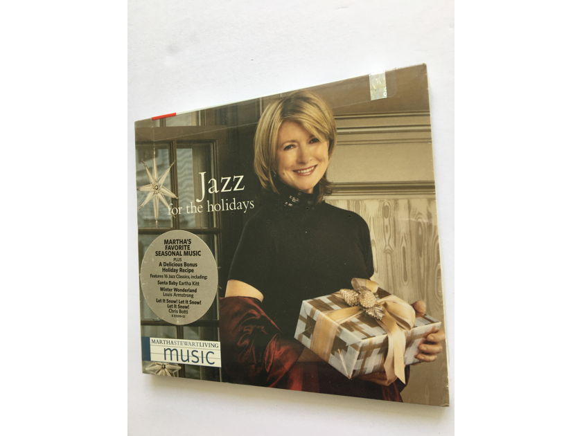 Martha Stewart Jazz for the holidays new sealed Cd promo 2005