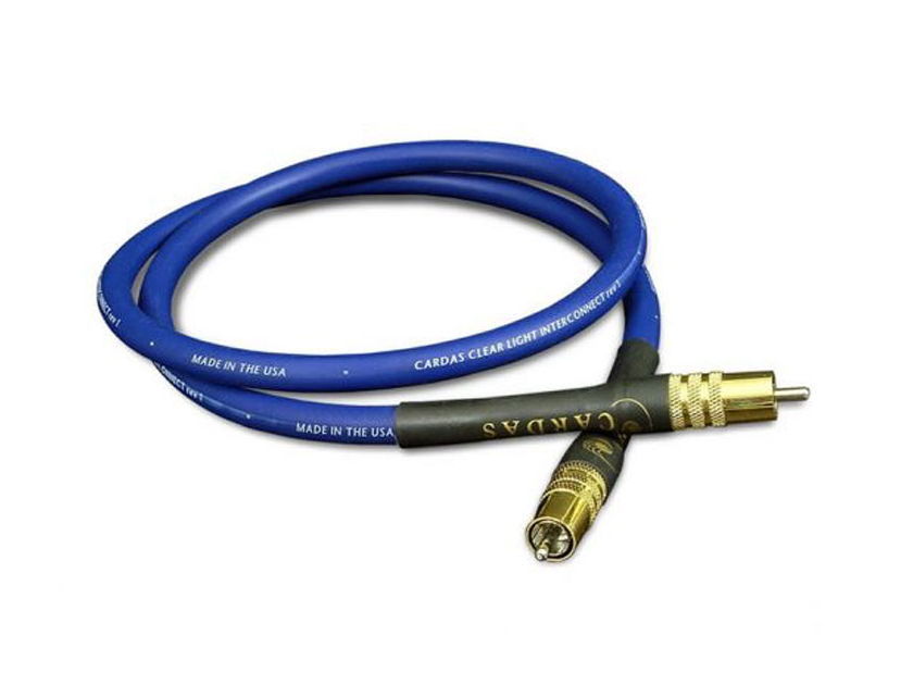 Cardas Audio Clear Light Interconnect Cables (1M - RCA): New-in-Bag; Certificate of Authenticity; 40% Off