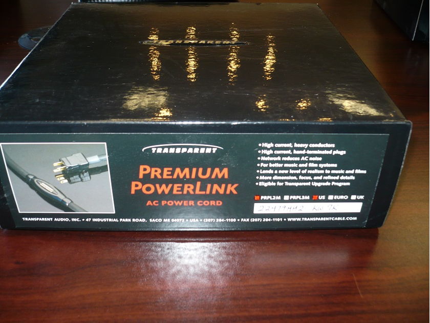 Transparent Audio Premium PowerLink MM2   2.0 Meter Power cable
