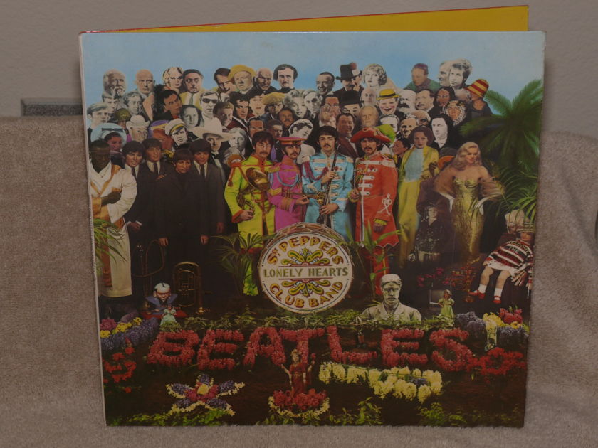 SGT PEPPER; '-3' HARRY MOSS STEREO CUT; EMI LABELS; 'HTM' RUNOUTS; FREE SHIPPING