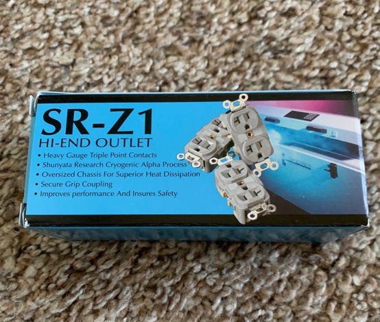 TWO Shunyata Research SR-Z1 Audiophile Electrical Outlets