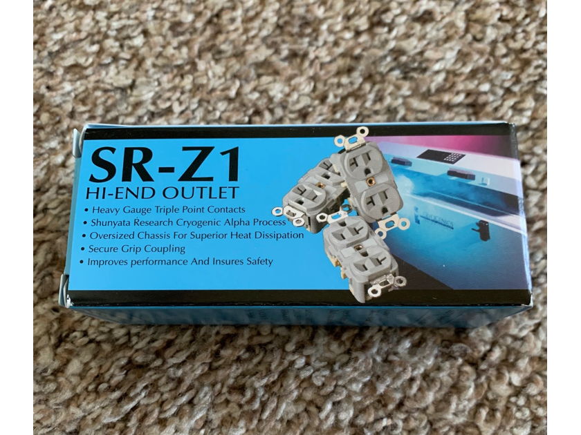 TWO Shunyata Research SR-Z1 Audiophile Electrical Outlets