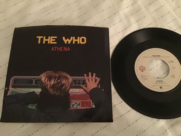 The Who Athena/It’s My Turn 45 With Picture Sleeve