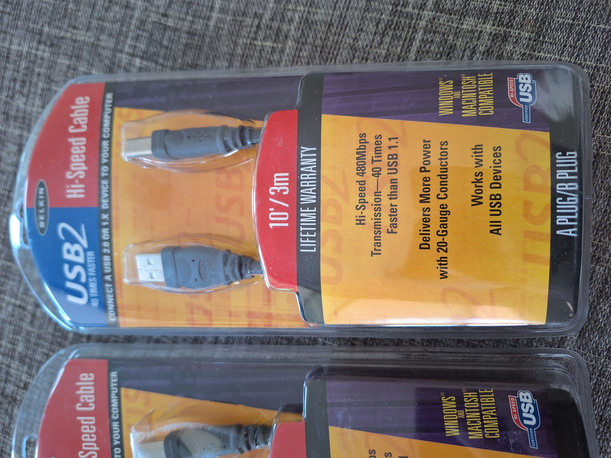 Belkin USB2 APlug/B Plug  Computer  Cables with 20 guag... 11