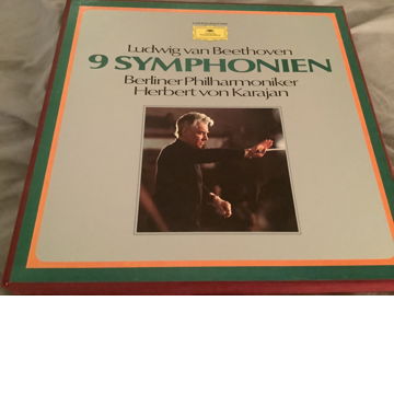 Herbert Von Karajan 7 LP Vinyl Box Set Beethoven 7 Symp...