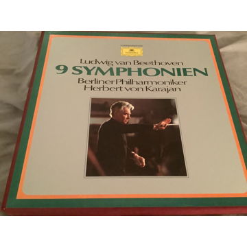 Herbert Von Karajan 7 LP Vinyl Box Set Beethoven 7 Symp...