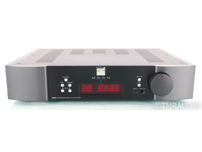 SimAudio Moon 340i X Stereo Integrated Amplifier; Black; Remote (No Phono) (45599)