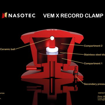 Nasotec VEM X Record Clamp - NEW IMPROVED MODEL 