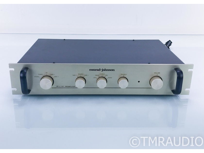 Conrad Johnson PF-1 Vintage Stereo Preamplifier; PF1; MM Phono (17732)