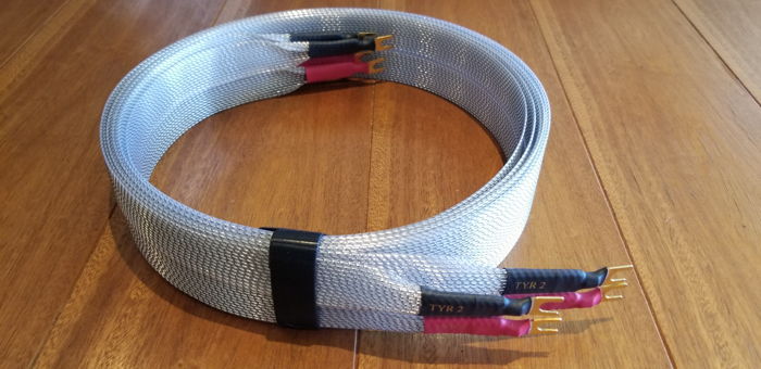 Nordost Tyr2 Speaker Cables, 3 meter Spade Terminals
