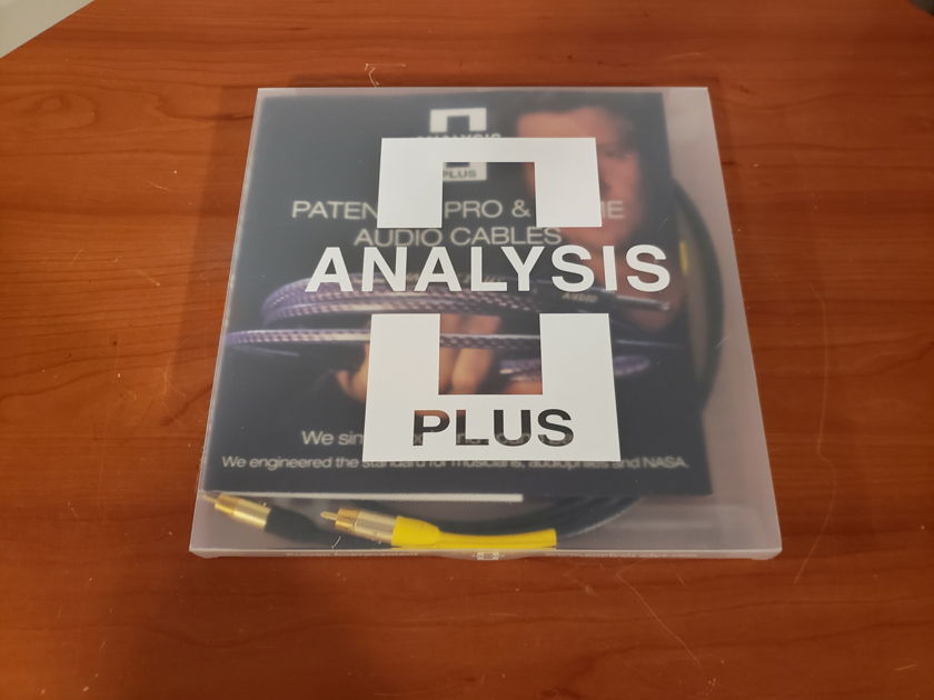 Analysis Plus Inc. Copper Oval-in MICRO Interconnect Cables. RCA. 1 Meter. Over 57% Off.