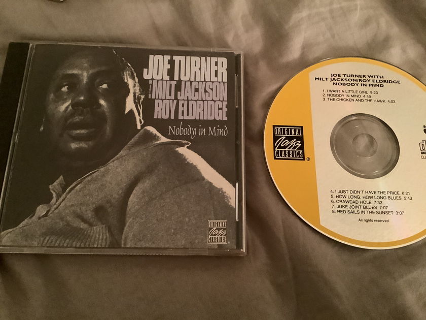 Joe Turner Milt Jackson Roy Eldridge Pablo Records Compact Disc Nobody In Mind
