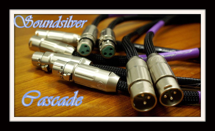 Soundsilver Cable Cascade pure silver- xlr- one meter p...