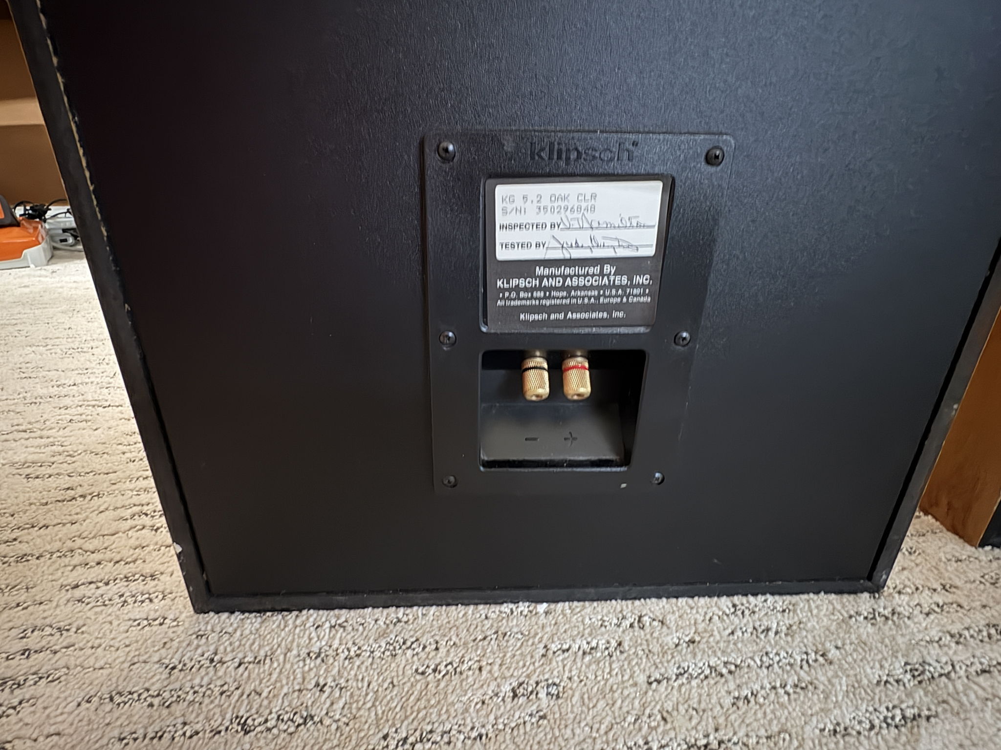 One owner vintage Klipsch KG 5.2 Stereo Speakers, will ... 7