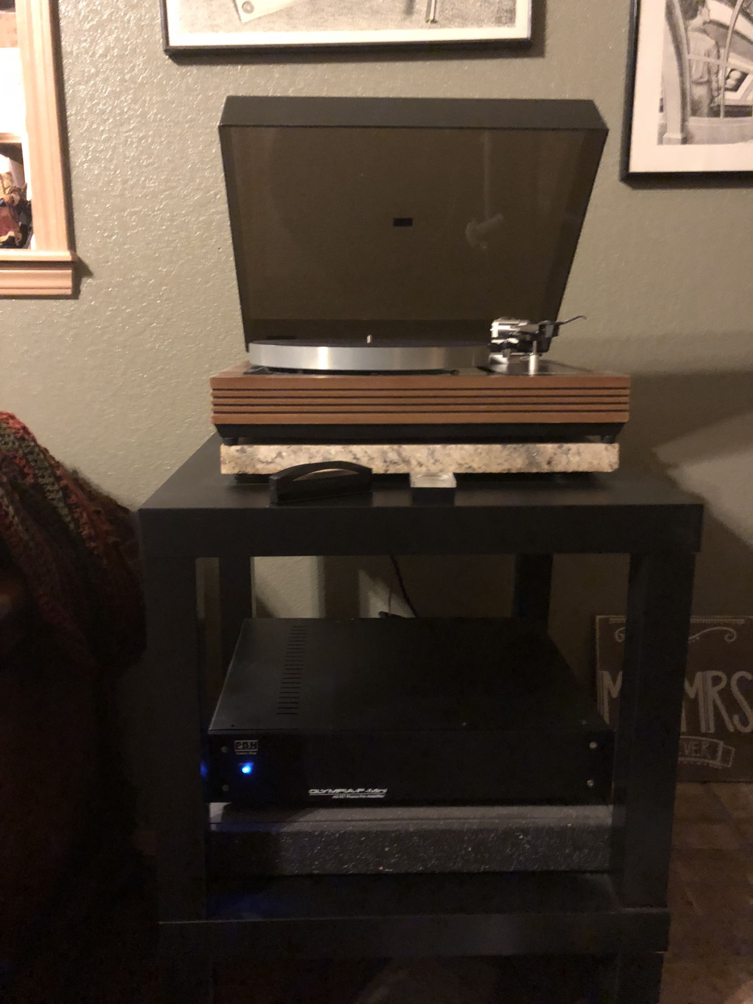 Turntable setup