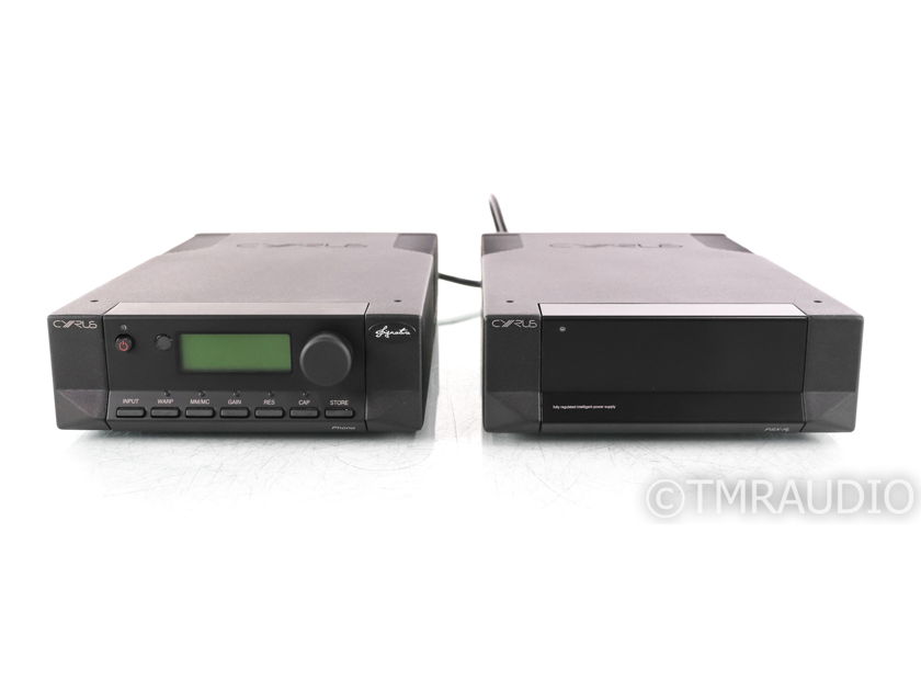 Cyrus Phono Signature MM / MC Phono Preamplifier; PSX-R2 Power Supply; Remote (39269)