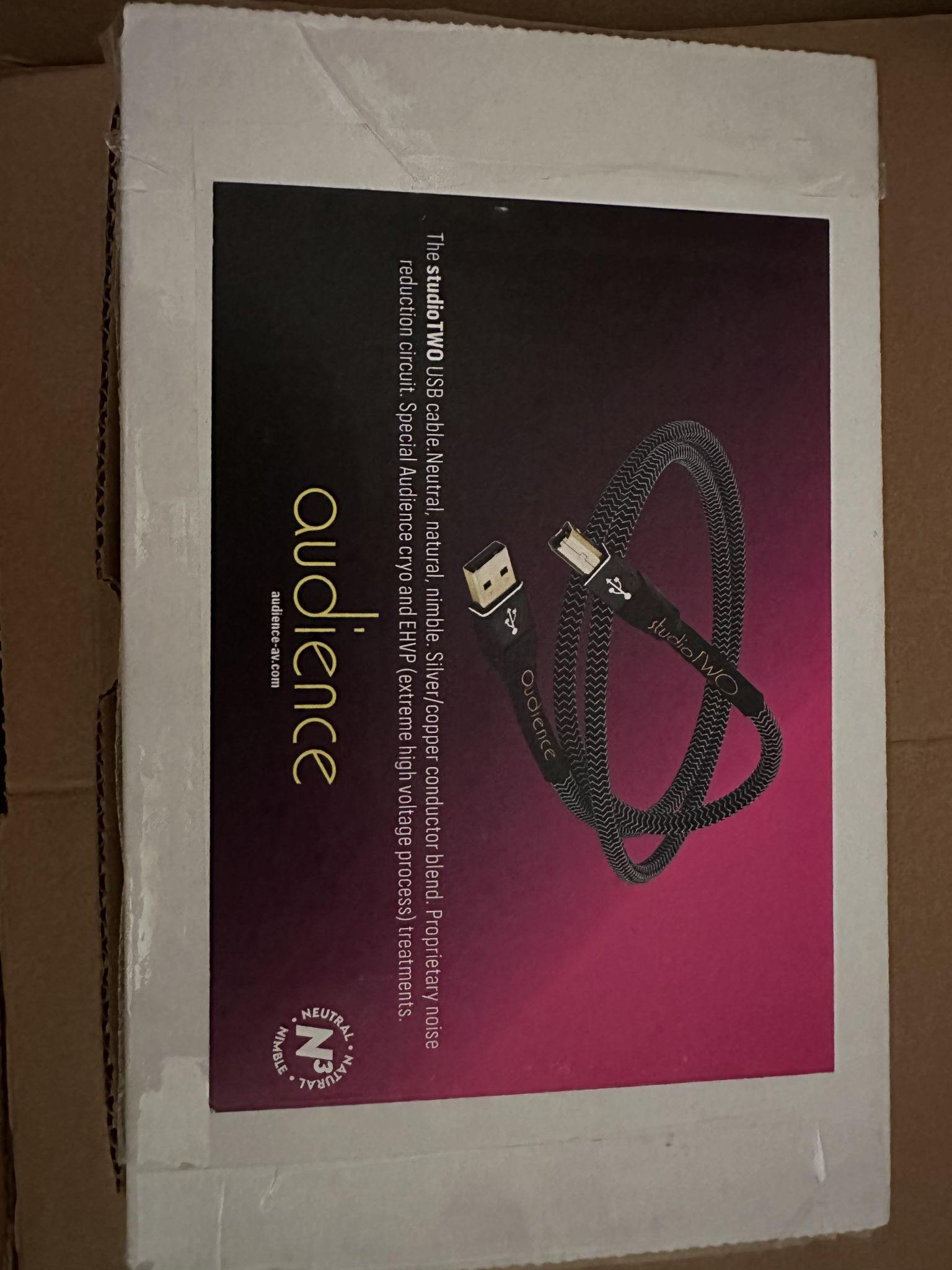 Audience Studio TWO USB Cable A-B, 2m